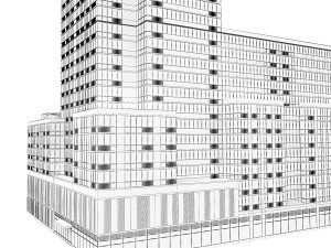 AVA High Line Building 3D Model