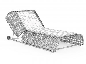Chaise lounge B B Canasta Modelo 3D