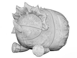 Bagosaurs Bag Chair 3D मॉडल