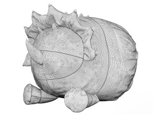 Bagosaurs Bag Chair 3D Model