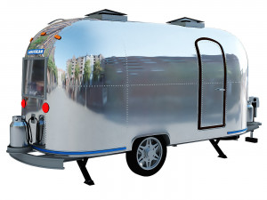 Trailer Bar Car Airstream 1965 3D Модель