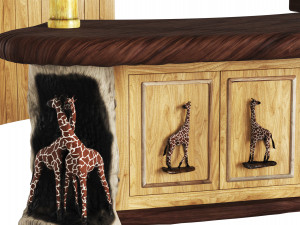 Bar Giraffes 3D Model