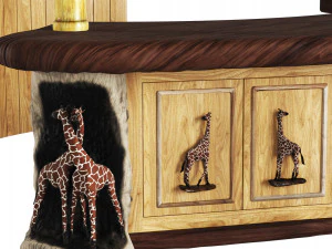 Bar Giraffes 3D Model