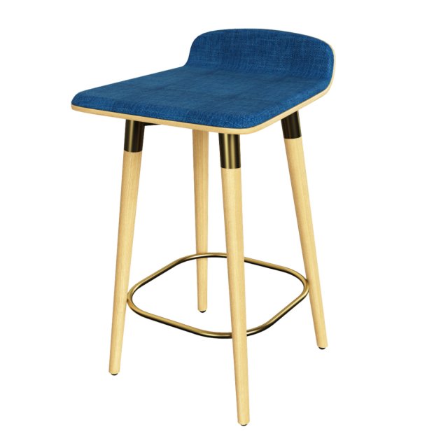 Jeans bar stool 3Dモデル .c4d .max .obj .3ds .fbx .stl .blend 