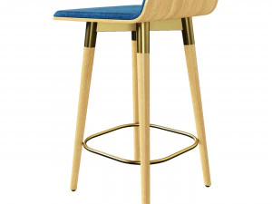 Jeans bar stool 3D Model