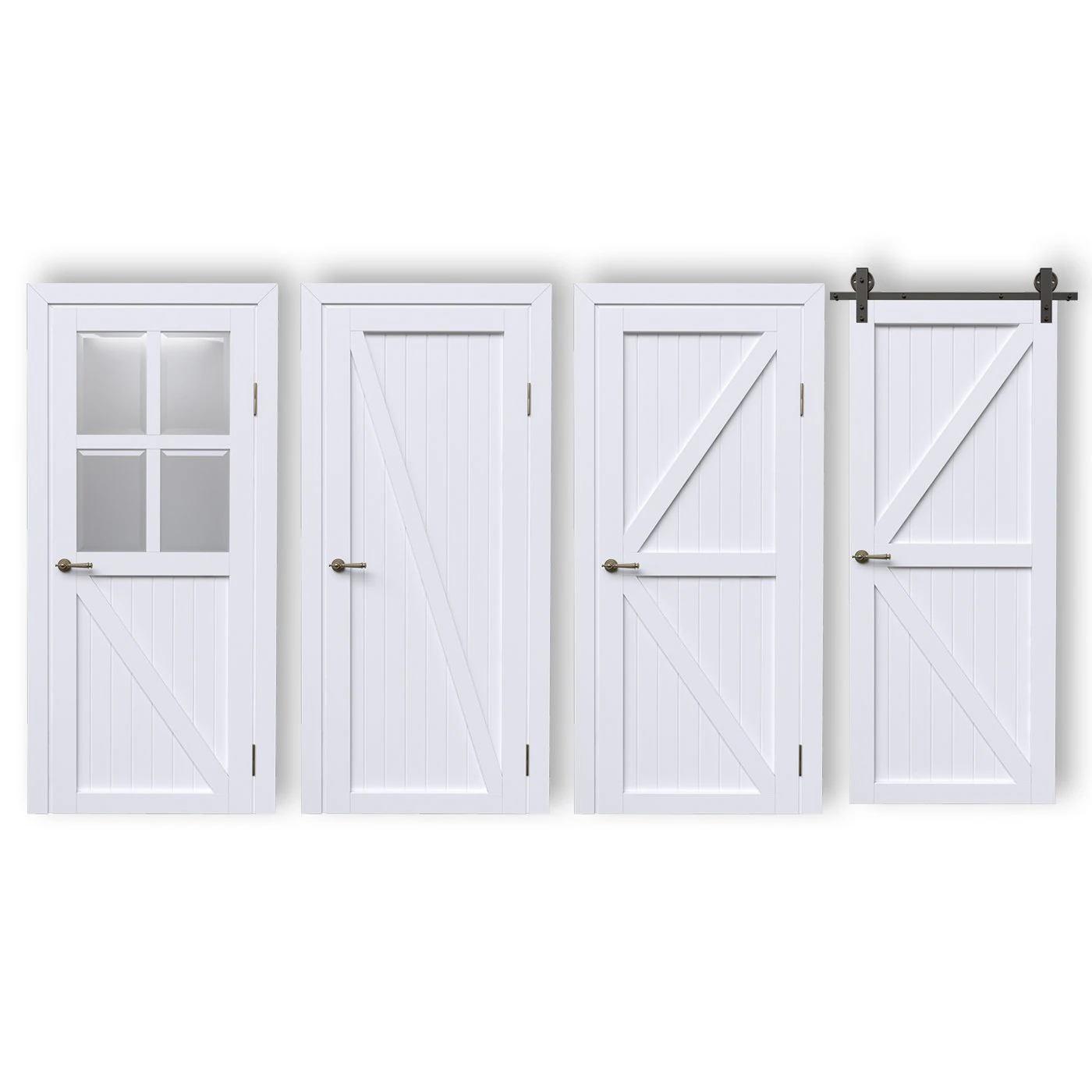 Barn doors 1 3D Model .c4d .max .obj .3ds .fbx .stl .blend 