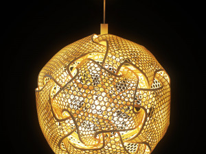 Chandelier Bathsheba Grossman Quin 3D Model