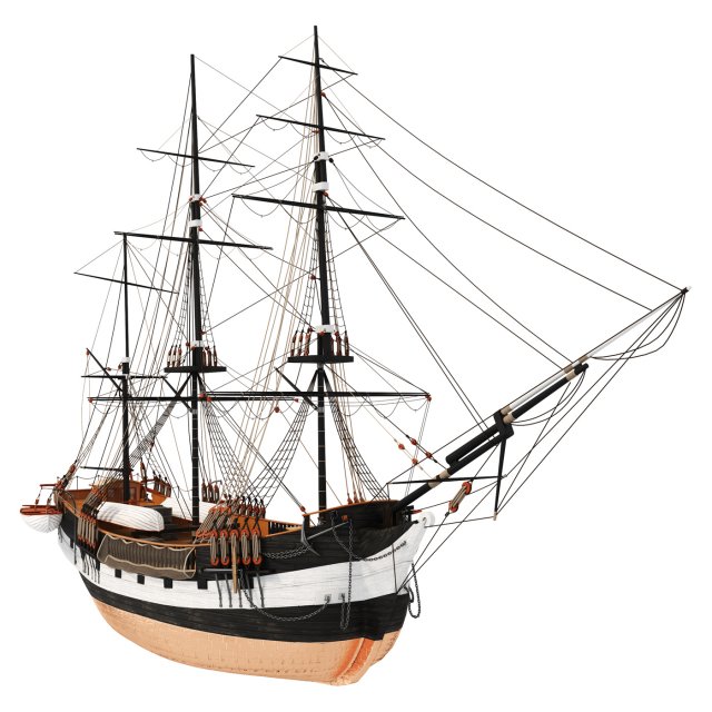Beagle Sailboat 3D-Modell .c4d .max .obj .3ds .fbx .stl .blend 