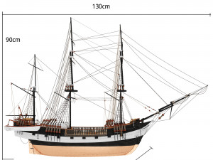 Beagle Sailboat 3D-Modell