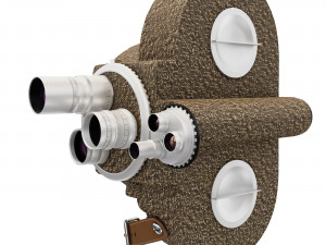 Movie camera Bell Howell Filmo 70E 3D Model