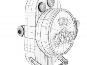 Movie camera Bell Howell Filmo 70E 3D Model