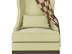 Armchair Bernhardt Pascal 3D Model