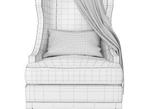 Armchair Bernhardt Pascal 3D Model