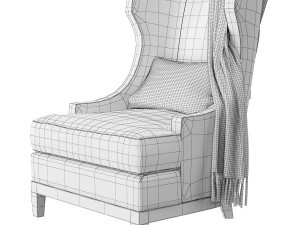 Armchair Bernhardt Pascal 3D Model