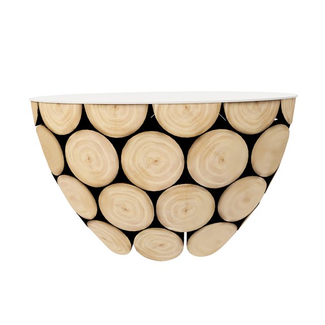 Big Log coffee table Modèle 3D .c4d .max .obj .3ds .fbx .stl .blend 