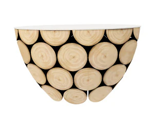 Mesa de centro grande em tronco Modelo 3D