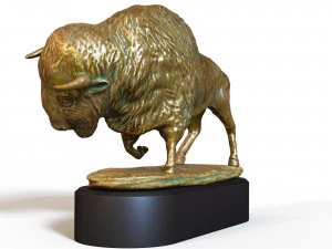 Bisonte Modello 3D