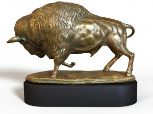 Bisonte Modello 3D