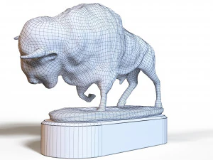 Bisonte Modello 3D
