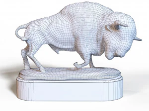 Bisonte Modello 3D