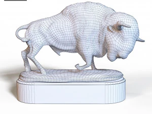 Bisonte Modello 3D