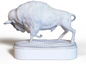 Bisonte Modello 3D