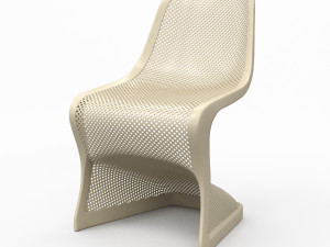 Bloom modern dining chair 3Dモデル