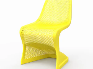 Bloom modern dining chair 3D Model