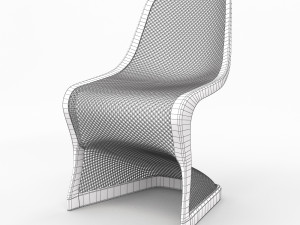 Bloom modern dining chair 3Dモデル