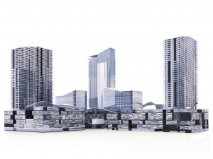 Brickell Miami Shopping and Office Center Modèle 3D
