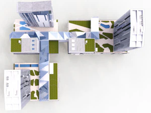 Brickell Miami Shopping and Office Center 3D Model