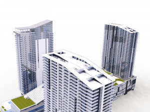 Brickell Miami Shopping and Office Center Modèle 3D