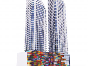 Brickell Heights building 3D Модель