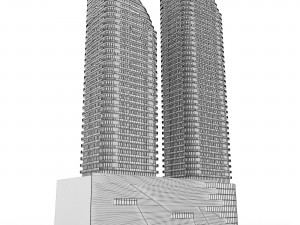 Brickell Heights building 3D Модель