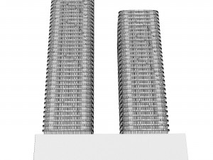 Brickell Heights building 3D Модель