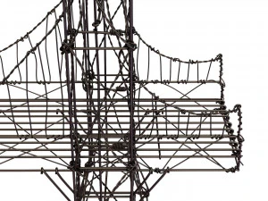 De draadbrug van Brooklyn 3D Model