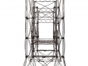 Brooklyn wire bridge 3D Model