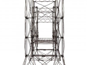 De draadbrug van Brooklyn 3D Model
