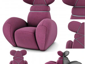 バニーチェア ISKOS ベルリン 3Dモデル