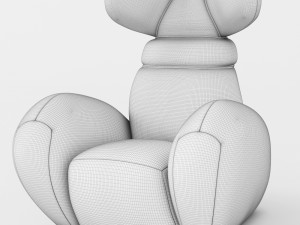 Bunny chair ISKOS Berlin Modello 3D
