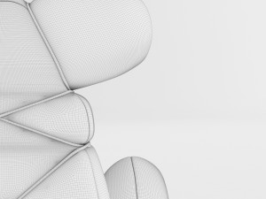 Bunny chair ISKOS Berlin Modello 3D
