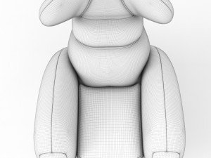 Bunny chair ISKOS Berlin Modello 3D