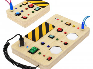 Busy board 3Dモデル