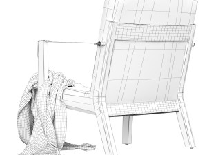 Capo lounge chair 3D 모델