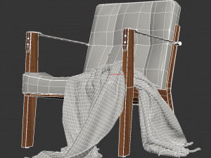 Capo lounge chair 3D 모델