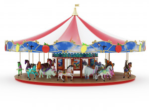 Carousel 3D Model