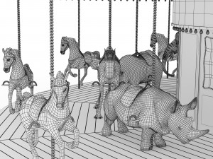 Carousel 3D मॉडल