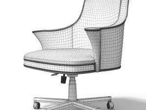 Chair Century Chair Wing Style Model 3D