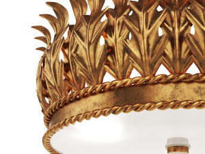 Chandelier Biddulph Semi-Flush 3D Model