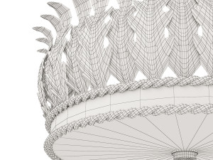 Chandelier Biddulph Semi-Flush 3D Model